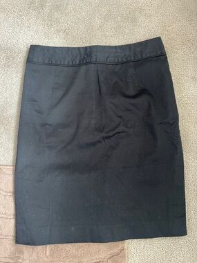 Mario Serrani Black Pencil Skirt Size Small